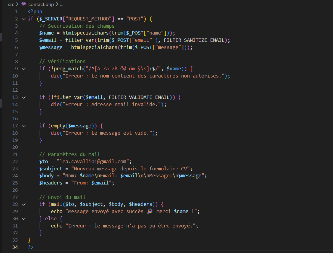 Maquette site internet